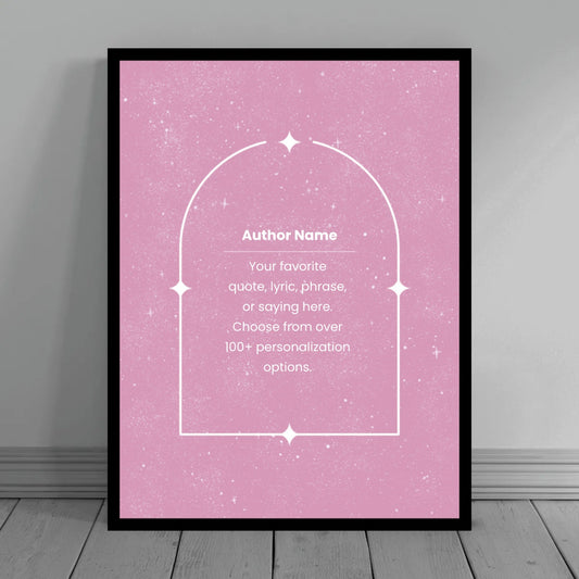 Original Custom Boho Quote Poster Print